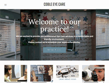 Tablet Screenshot of cobleeyecare.com